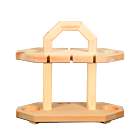 Holztragerl für Kelche & 2 x 0,2l